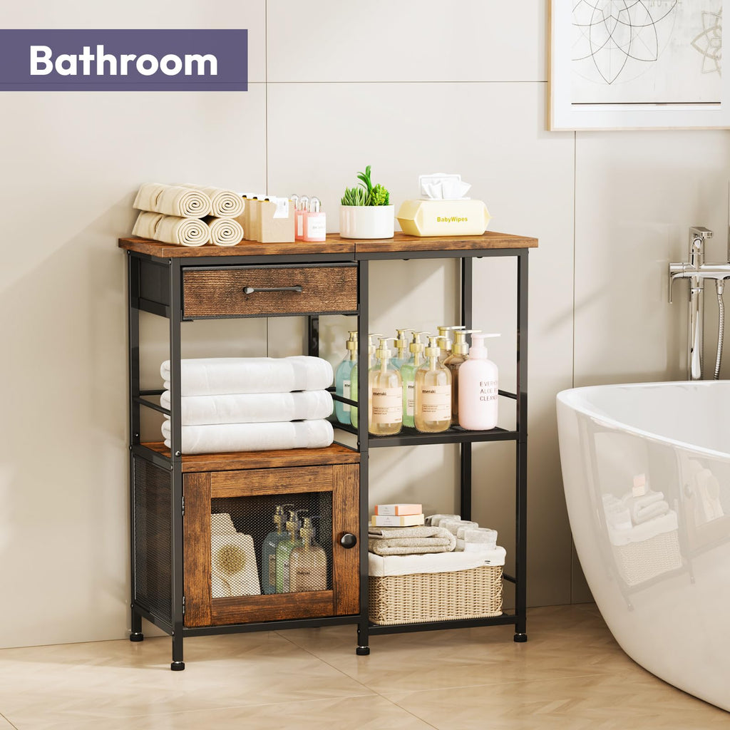 Coffee Bar Cabinet with Drawers R534048