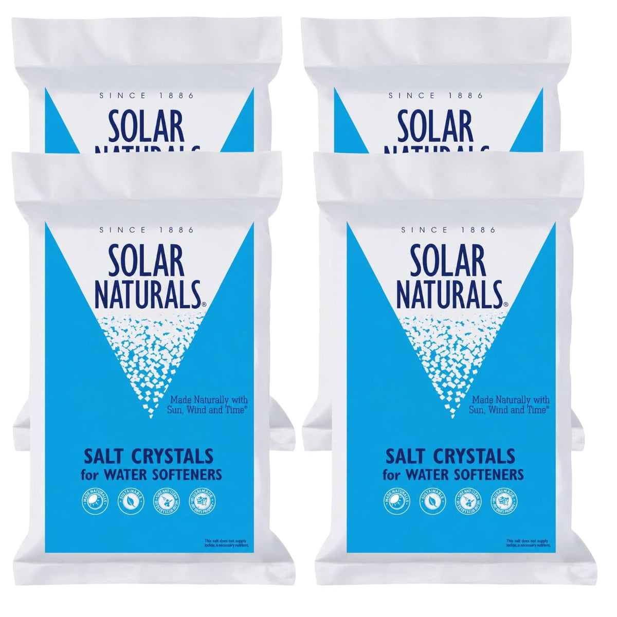 Natural Salt Crystals 40lb 4-Pack S393