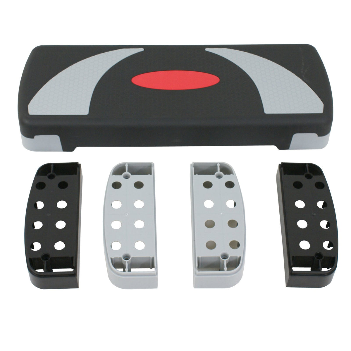 31" Adjustable Aerobic Step Platform with 4 Stackable Risers Y231482