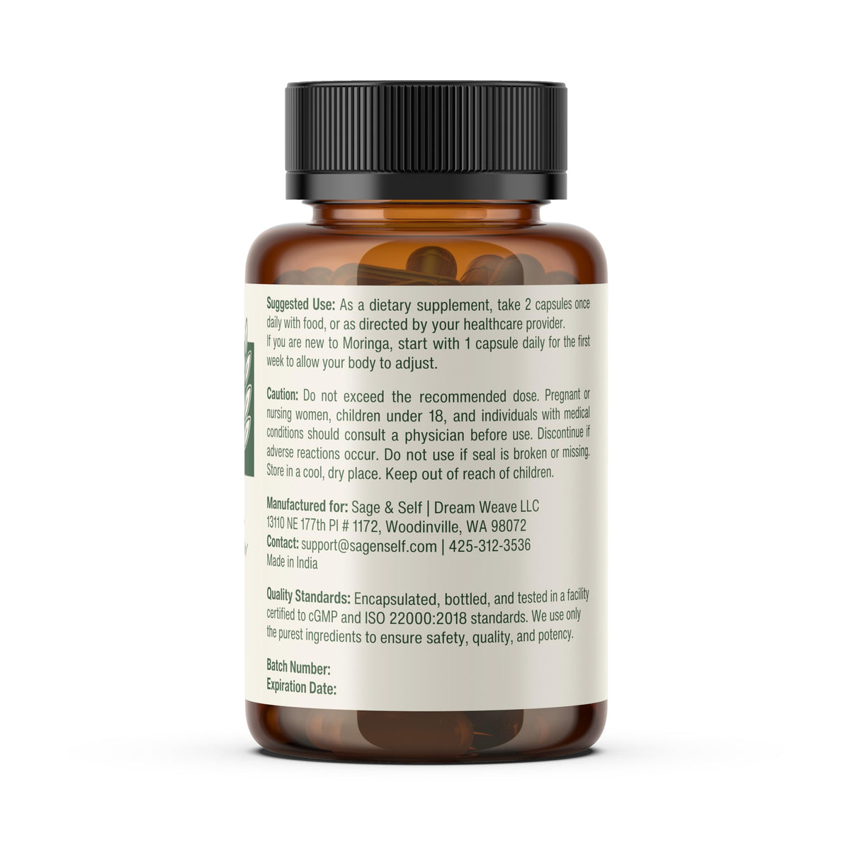 Moringa Capsules 60 Capsules A869910