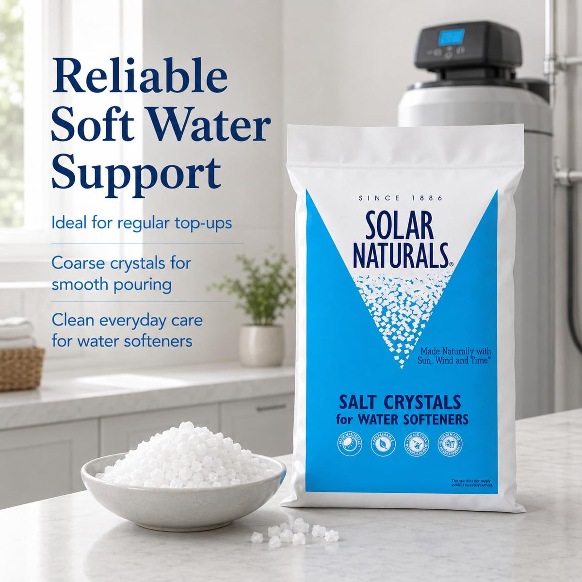 Natural Salt Crystals 40lb 4-Pack S393