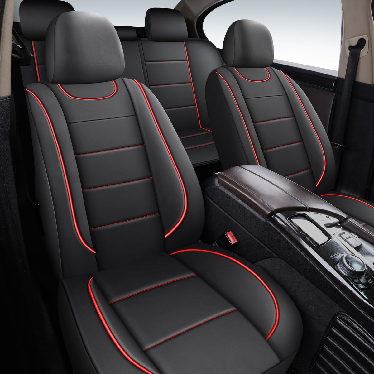 Waterproof Faux Leather Car Seat Cover M209175