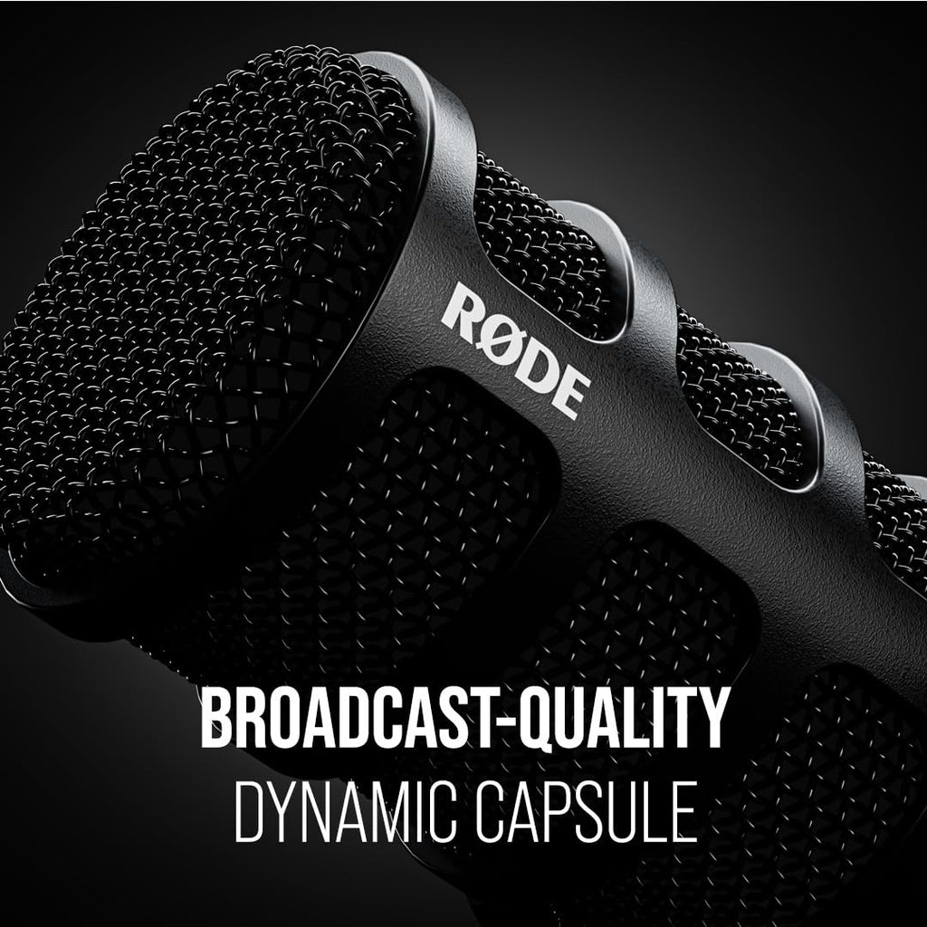 Dynamic USB XLR Broadcast Microphone with Desktop Studio Arm Q61109