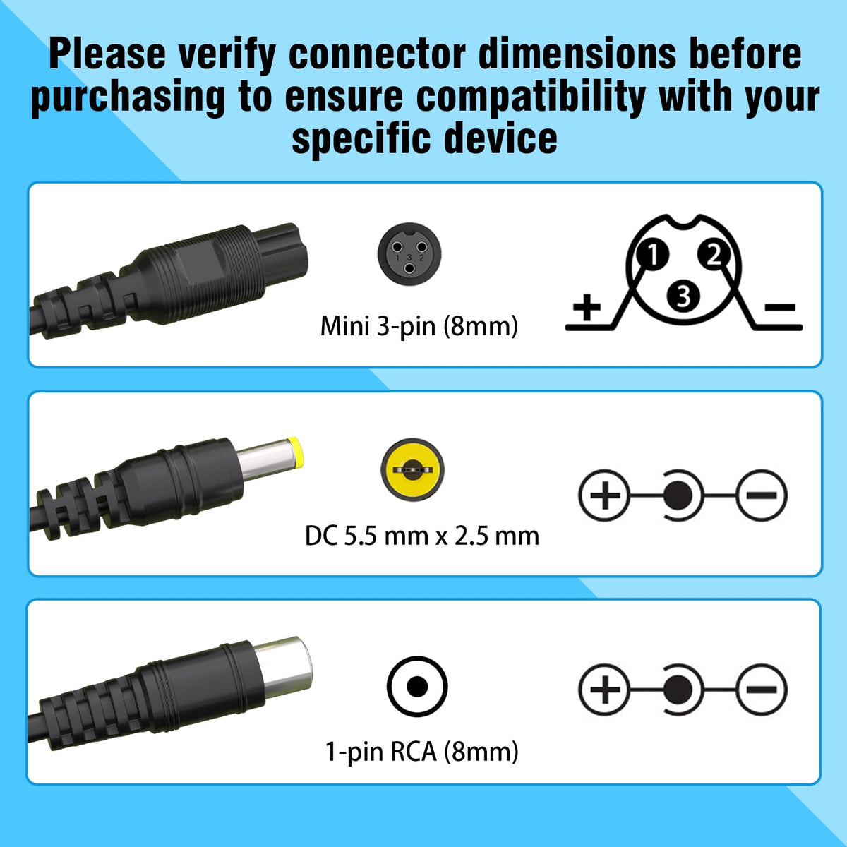 42V 2A Charger for 36V Lithium Battery D674530