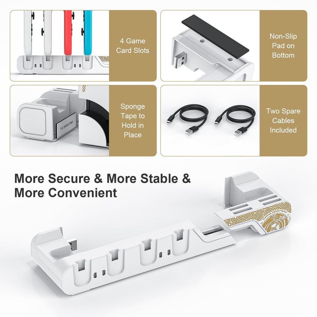Switch Controller Charging Dock for 6 Joycons V70218
