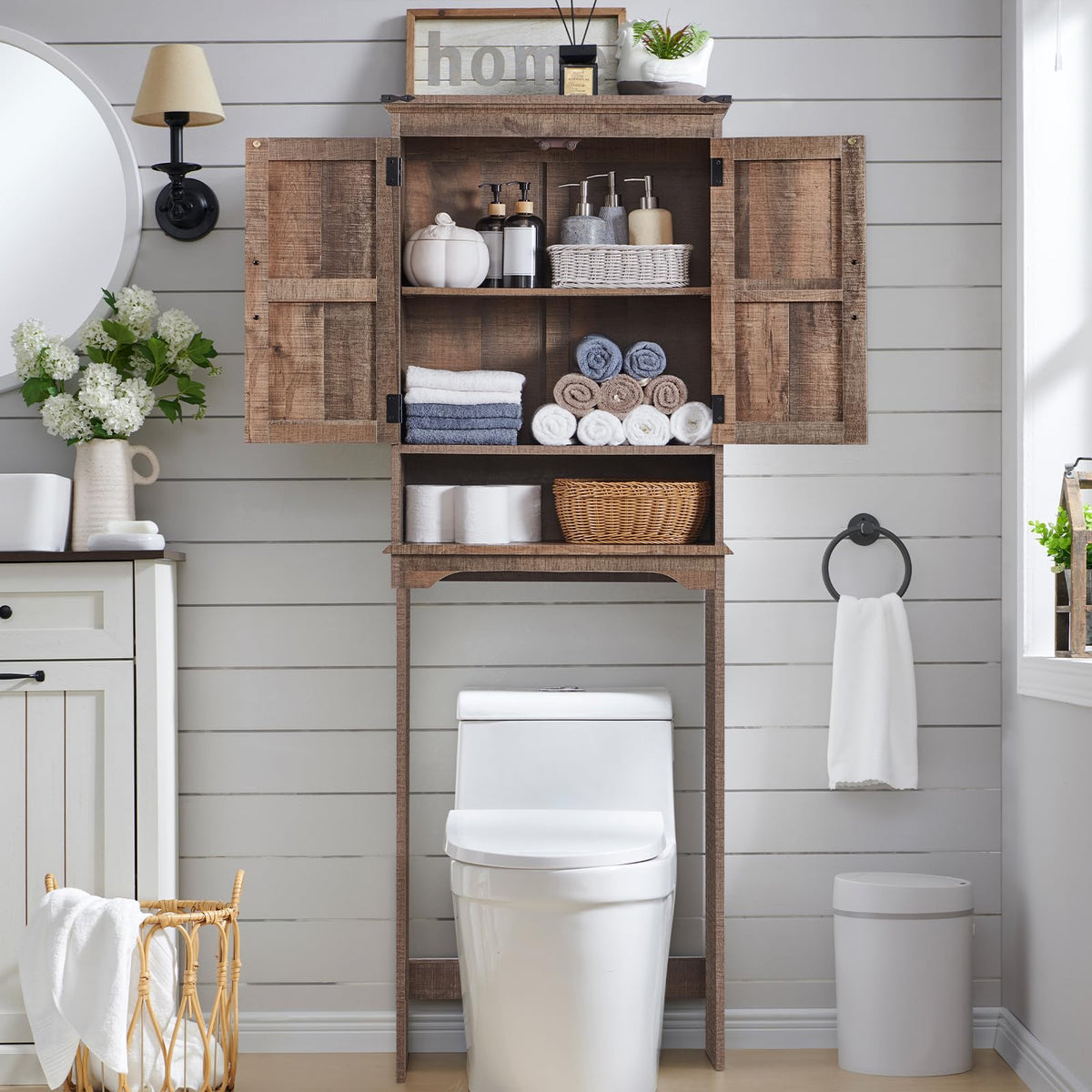 67" Over Toilet Storage Bathroom Cabinet I963