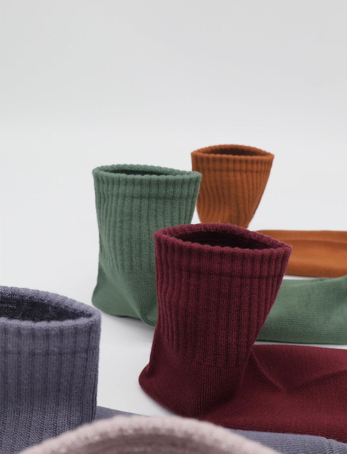 Viscose Bamboo Mini Crew Socks 5 Pairs D14592