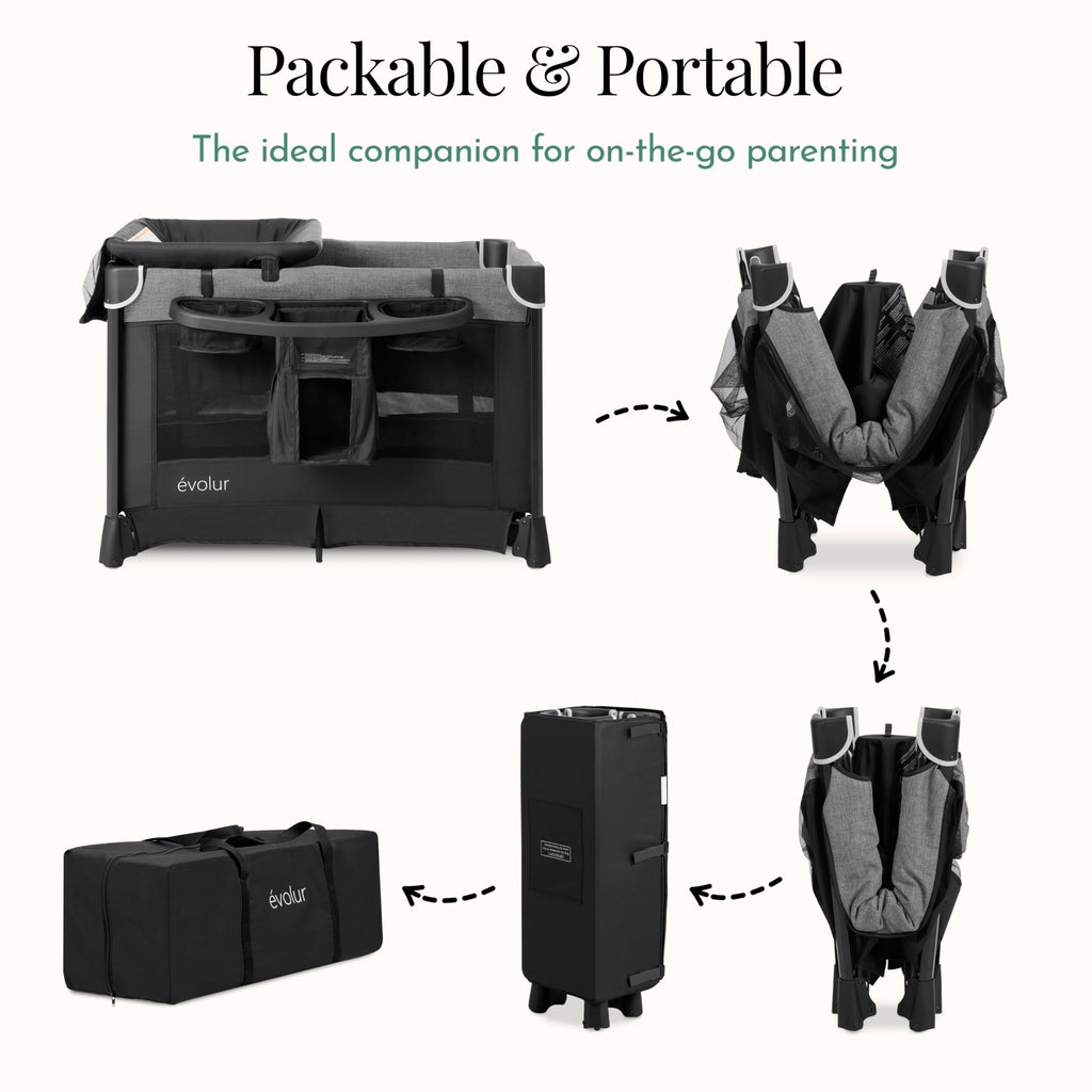 Portable Playard with Bassinet & Changing Table T740