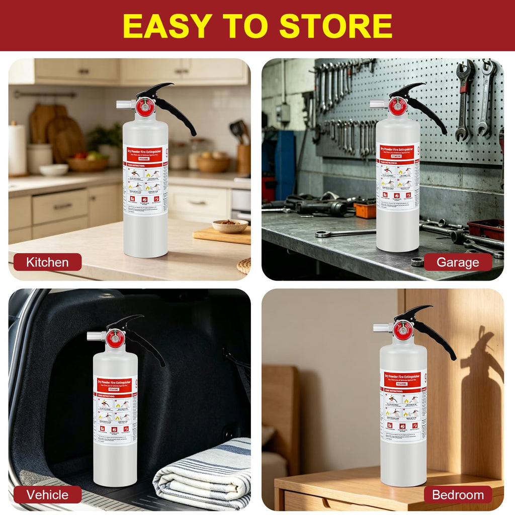 2 Pack 2.5lb ABC Fire Extinguishers O502