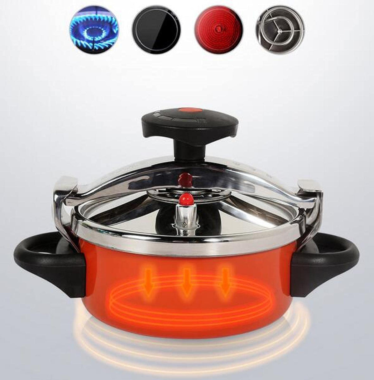 Camping Pressure Cooker Aluminum Alloy 2L A4701