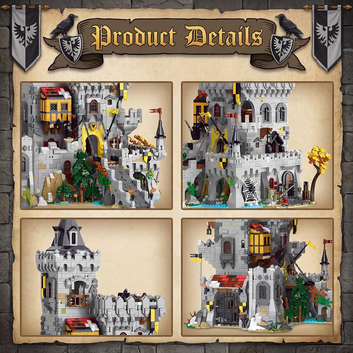 Medieval Castle Building 4961 Pcs R126
