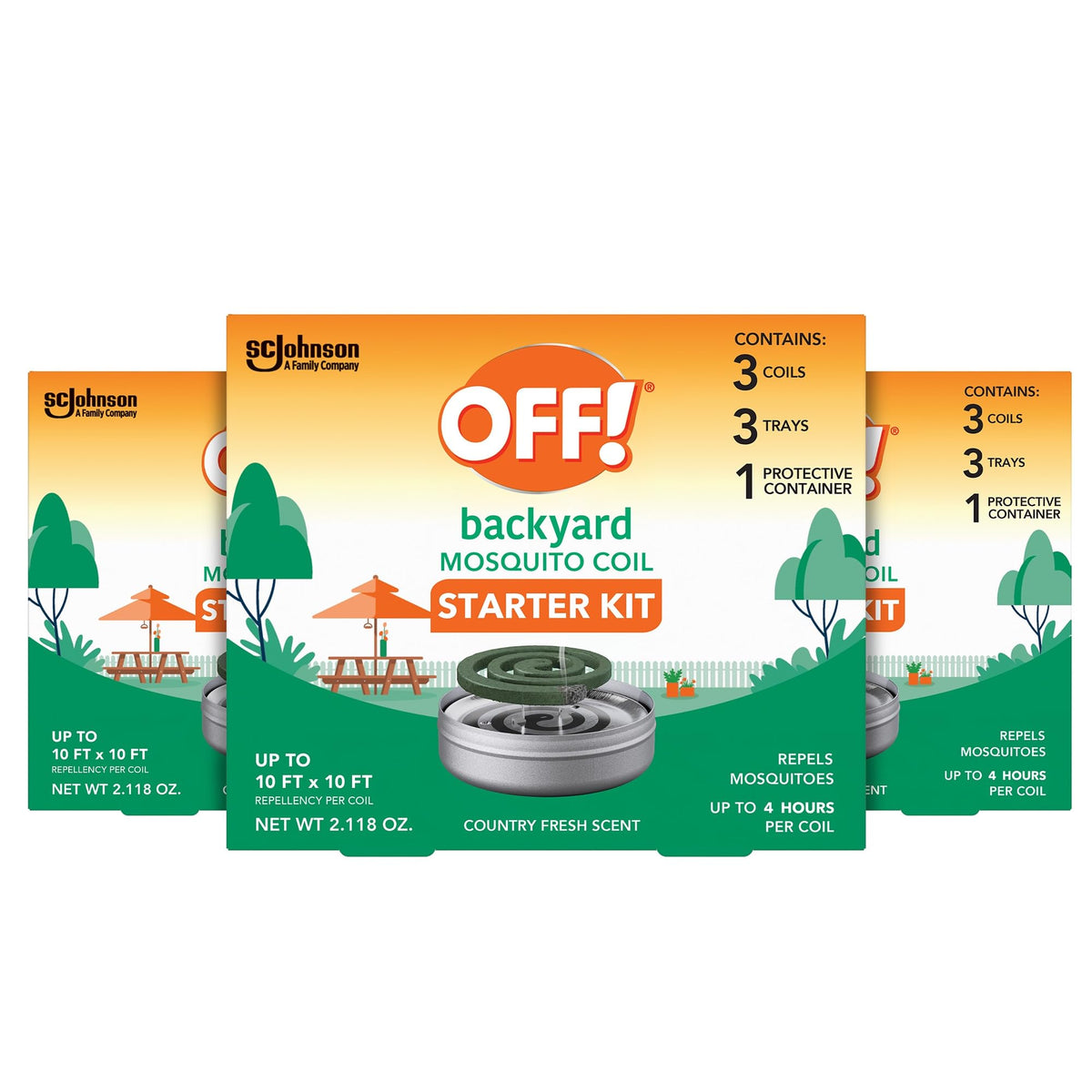 Mosquito Coils with Trays 3 Count (Pack of 3) D778585