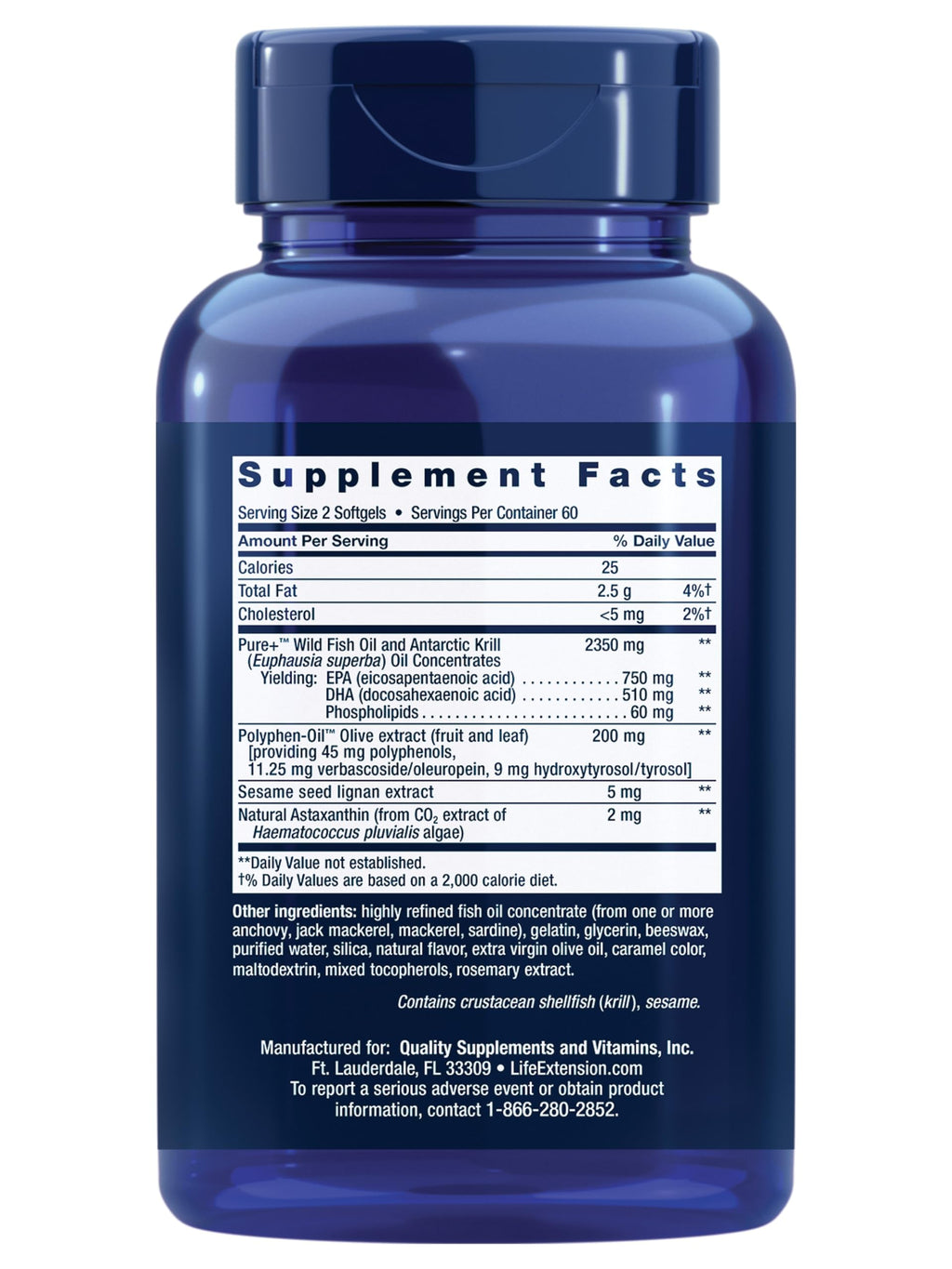 Omega-3 Fish Oil 120 Softgels O677
