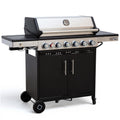 6-Burner Propane Gas Grill with Infrared Sear Side Burner B331071