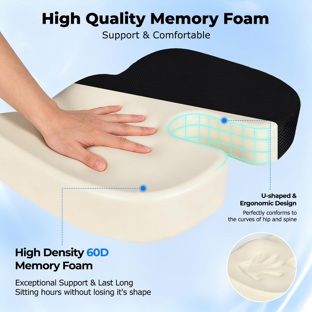 Breathable Mesh 18x14x3 inches Stadium Seat Cushions J585693