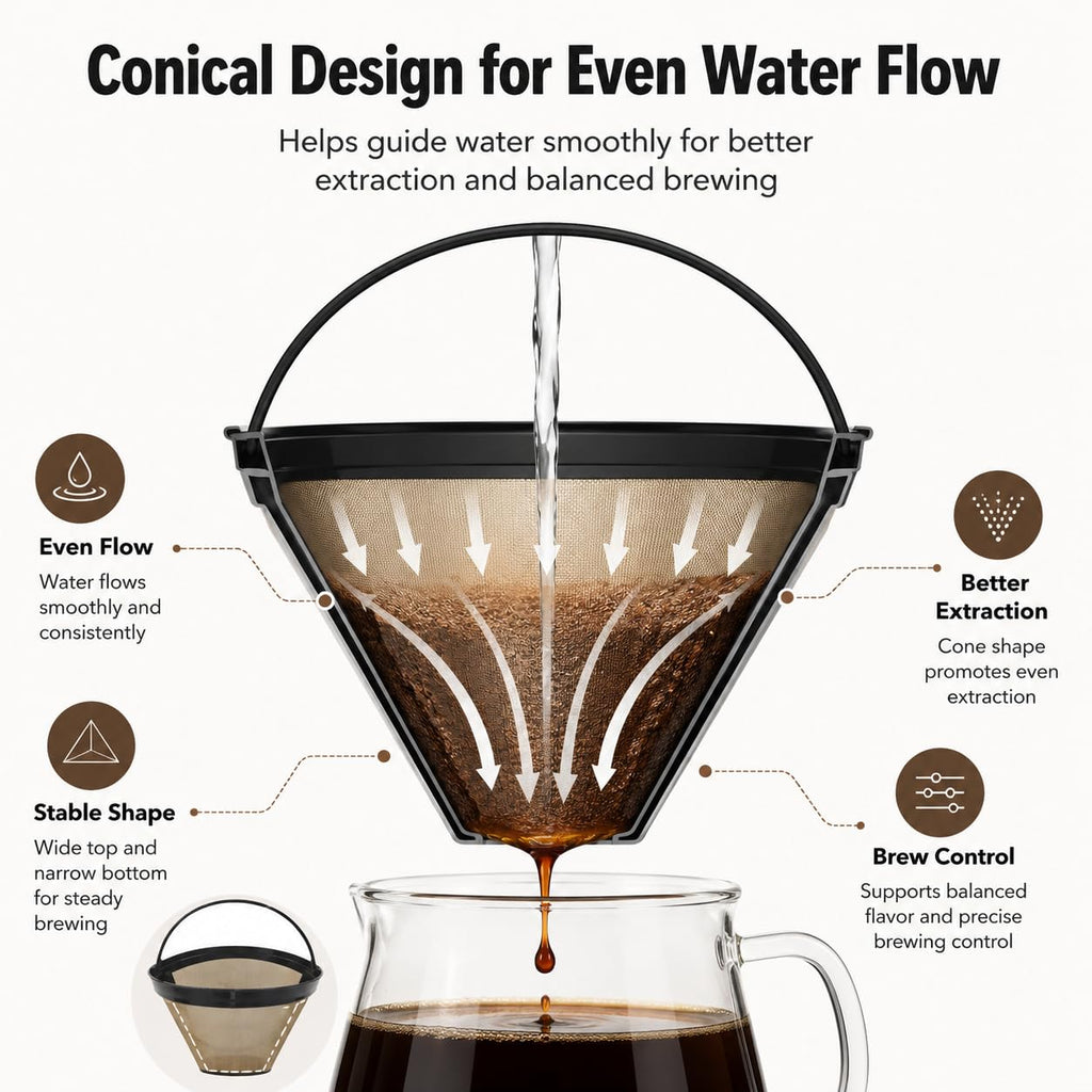 Reusable #4 Conical Coffee Filter X81495