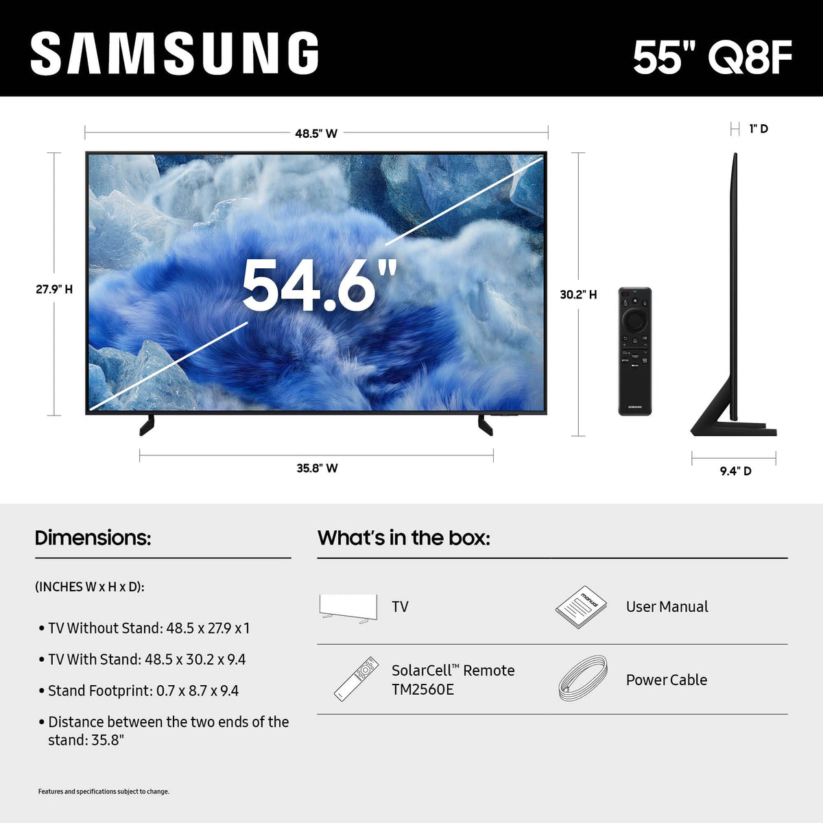 55-Inch 4K UHD Smart TV Q5322