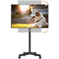 Rotating Rolling TV Stand on Wheels for 13-50" Flat/Curved TVs V19560