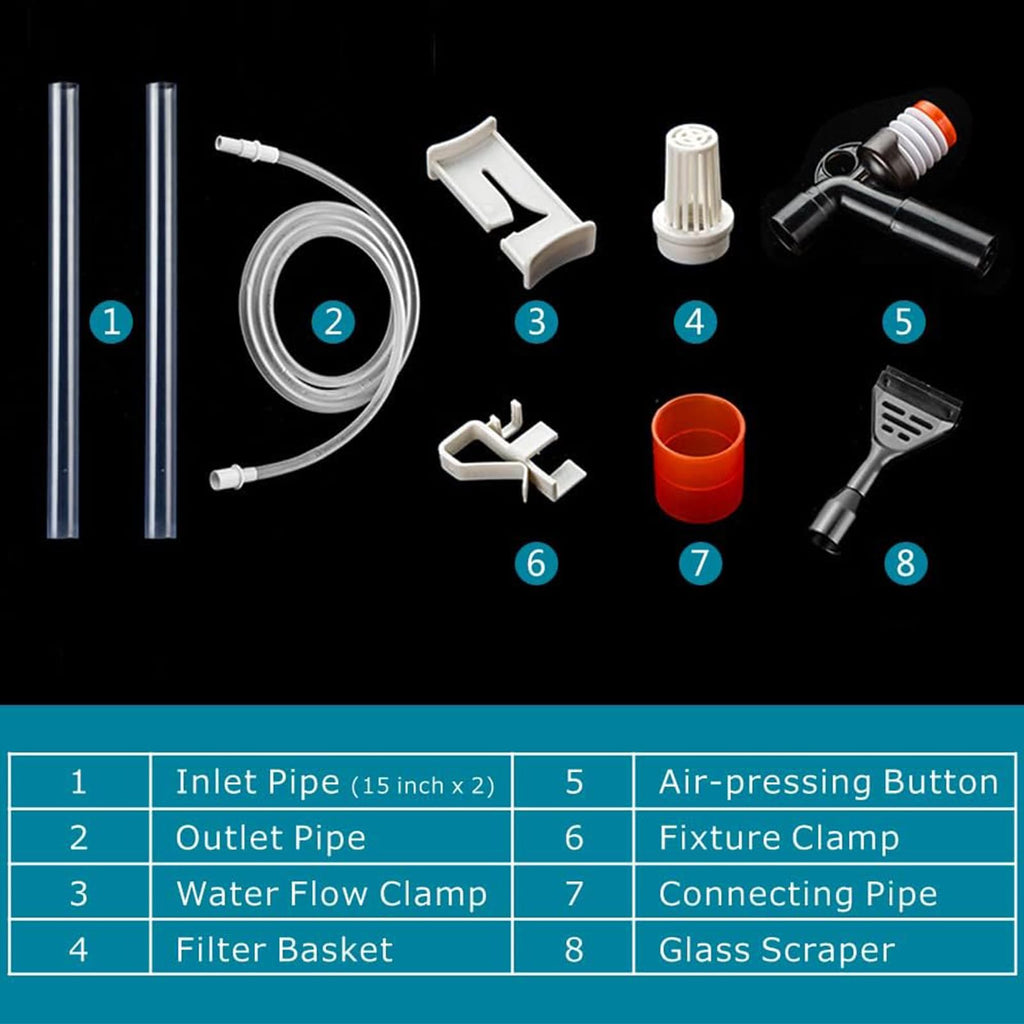5 in 1 Aquarium Gravel Cleaner Fish Tank Kit C8484