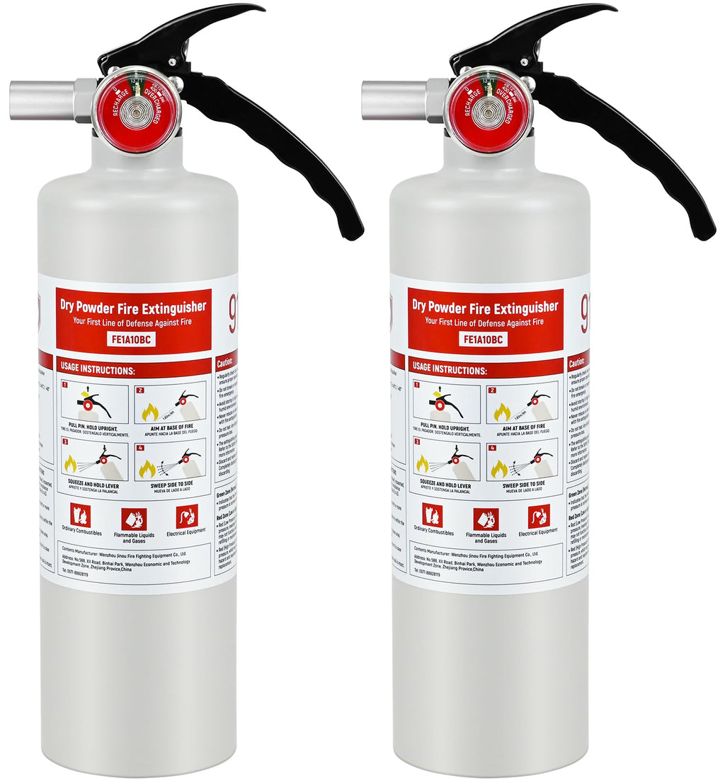 2 Pack 2.5lb ABC Fire Extinguishers O502