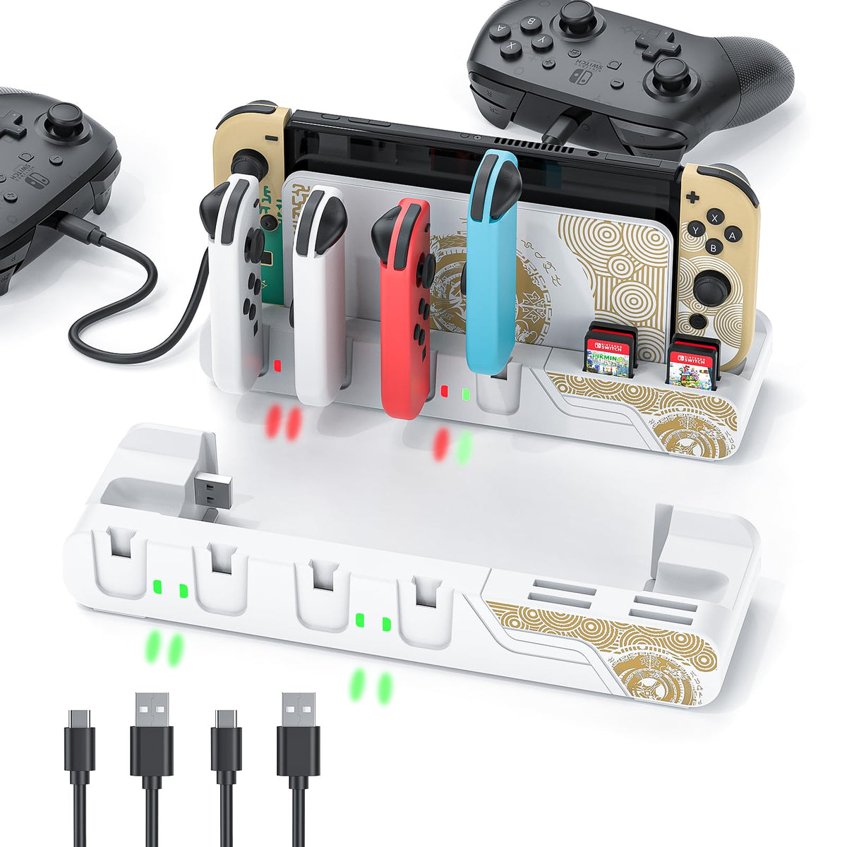 Switch Controller Charging Dock for 6 Joycons V70218