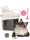 2-3 lb Airtight Dog Food Storage Container with Measuring Cup and Scoop P185