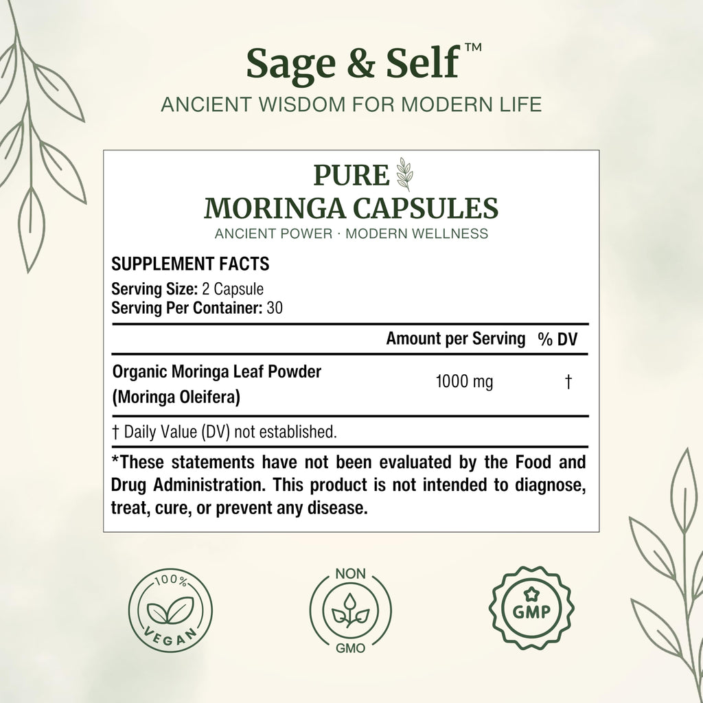 Moringa Capsules 60 Capsules A869910
