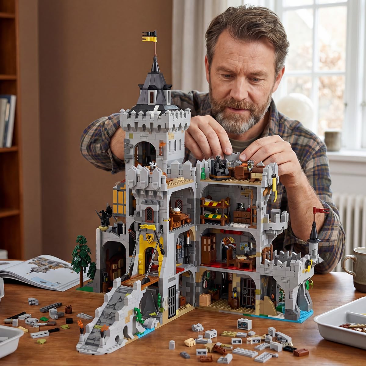 Medieval Castle Building 4961 Pcs R126