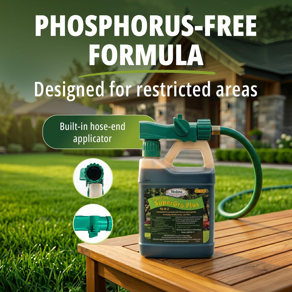 16-0-2 Phosphorus-Free Lawn Fertilizer, 1 Qt S72617