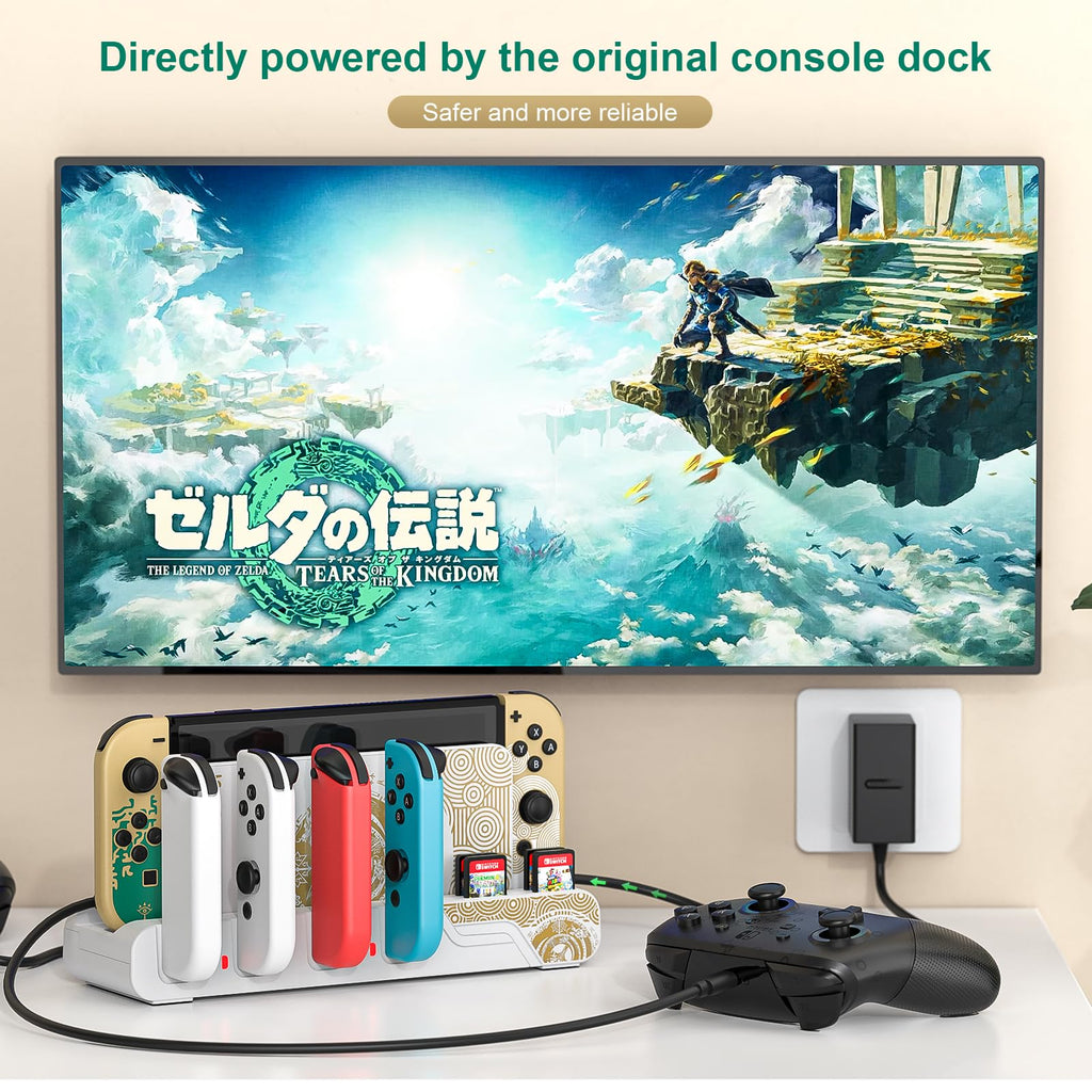 Switch Controller Charging Dock for 6 Joycons V70218