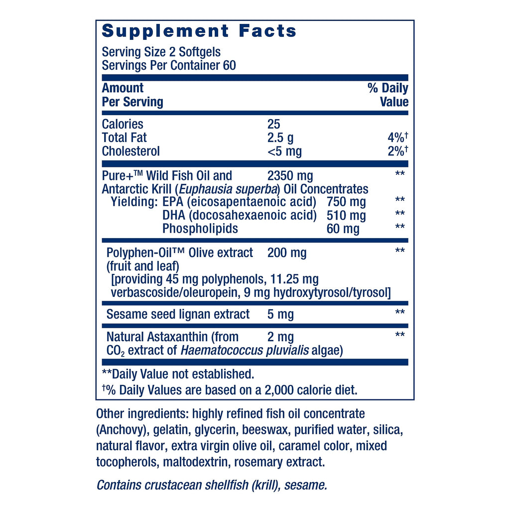 Omega-3 Fish Oil 120 Softgels O677