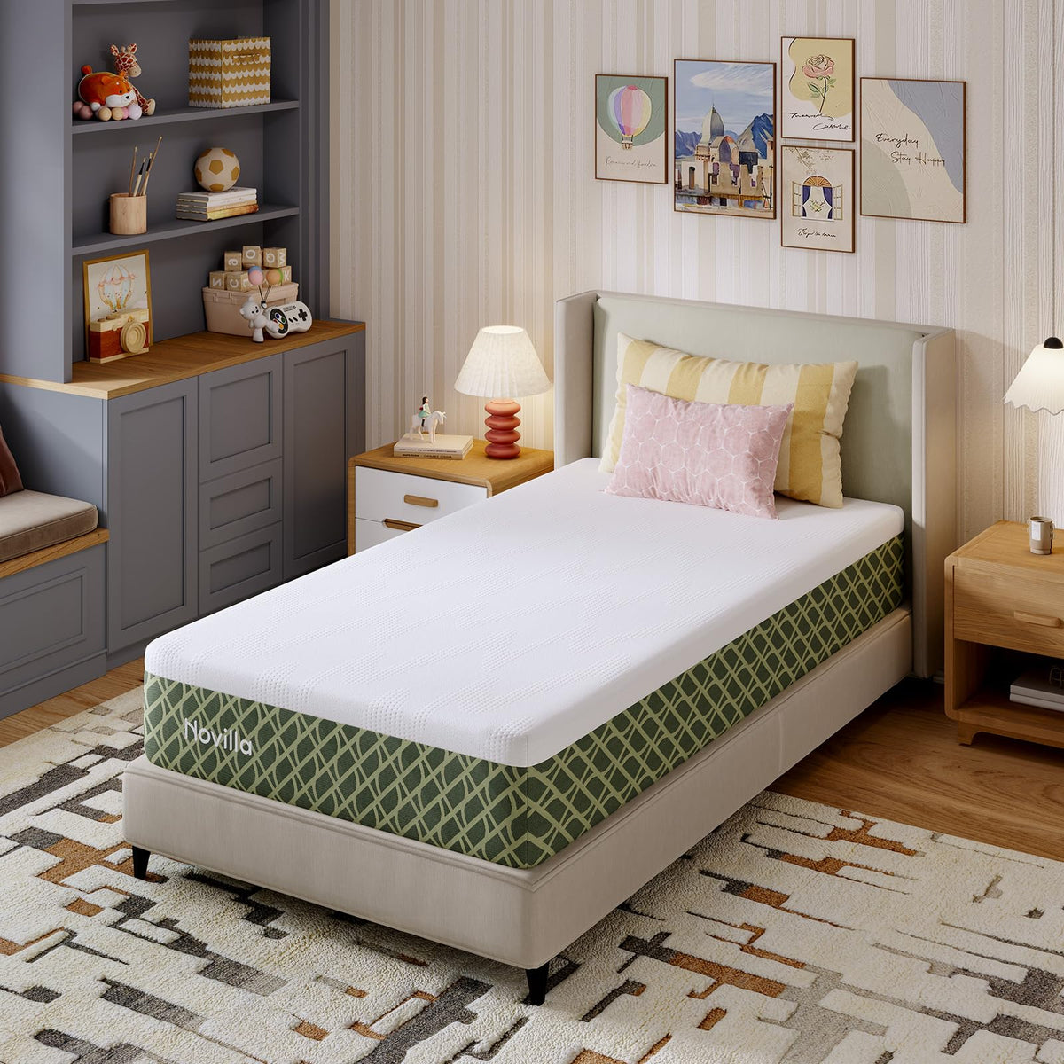 5 Inch Gel Memory Foam Twin Size Mattress Z2367