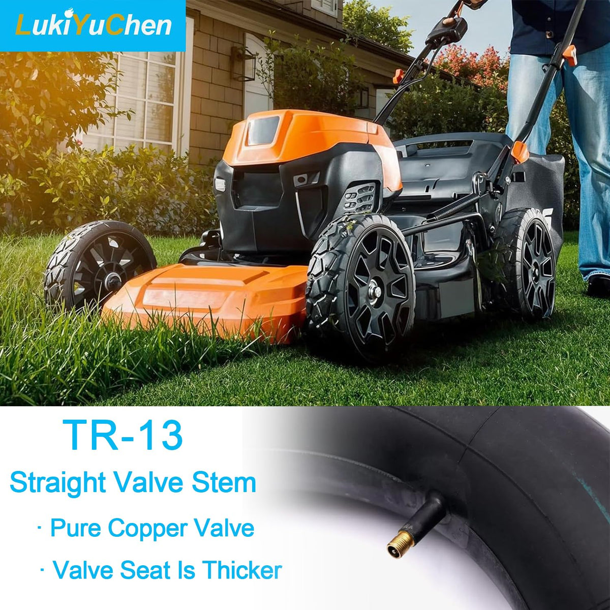 15x6.00-6 Inner Tube with TR13 Valve Stem 2/Pack N6599