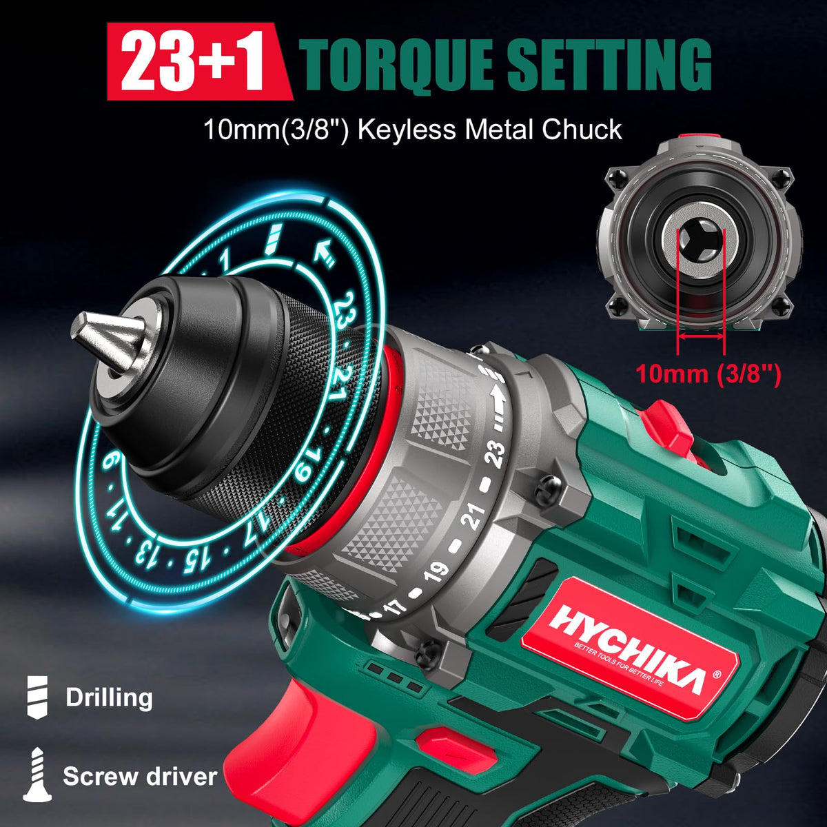 16.8V Cordless Brushless Compact Drill T5697