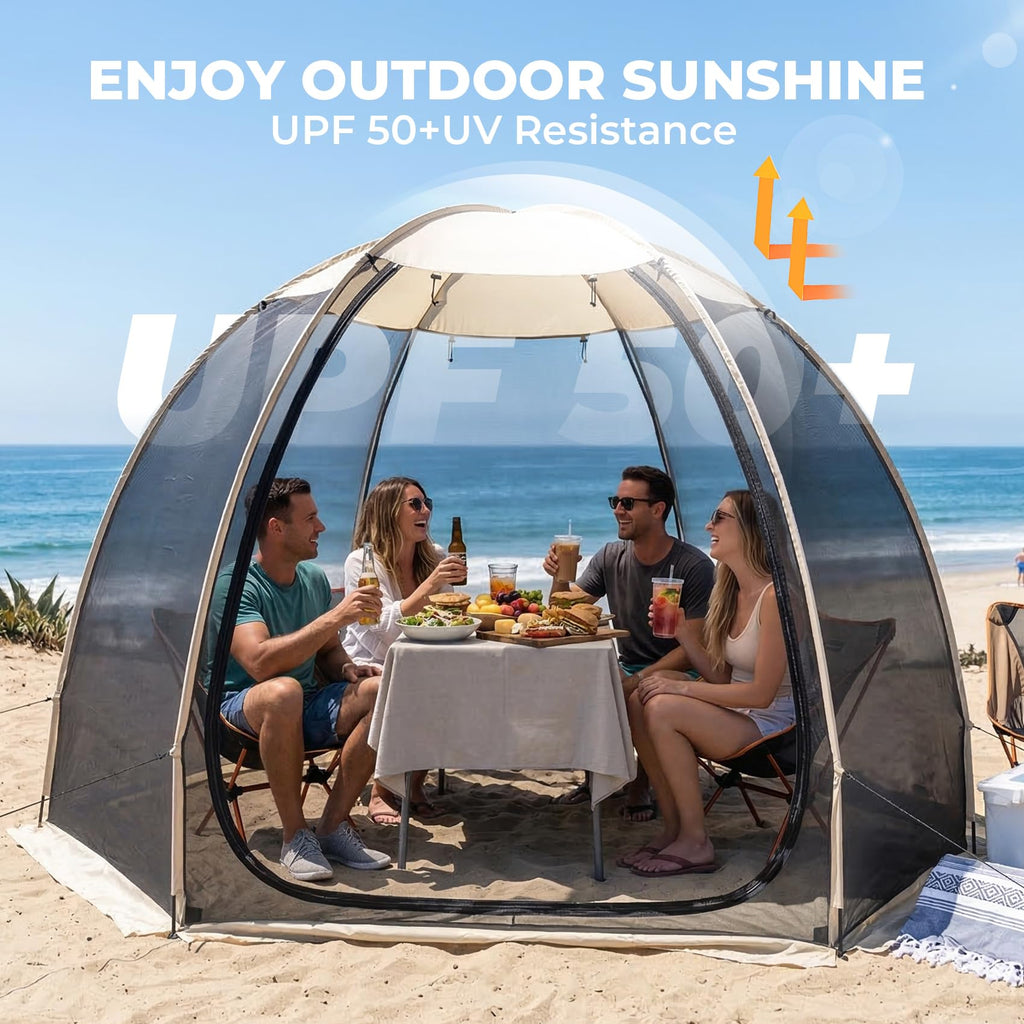 10 x 10 FT Pop Up Mesh Screen House Tent P518496