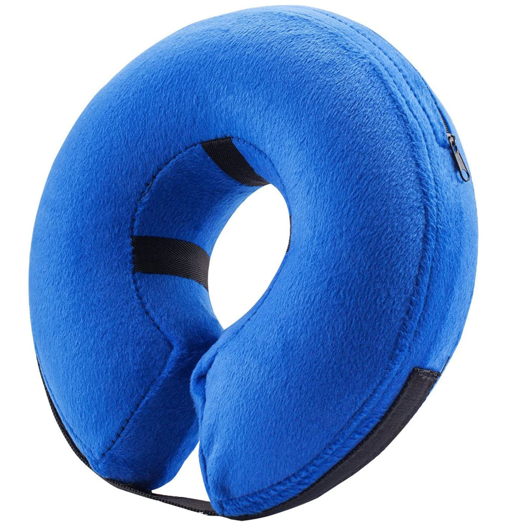 Inflatable Dog Cone Collar Alternative Large Blue L109