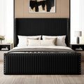 Queen Size Bed Frame with 55" Headboard Black I643