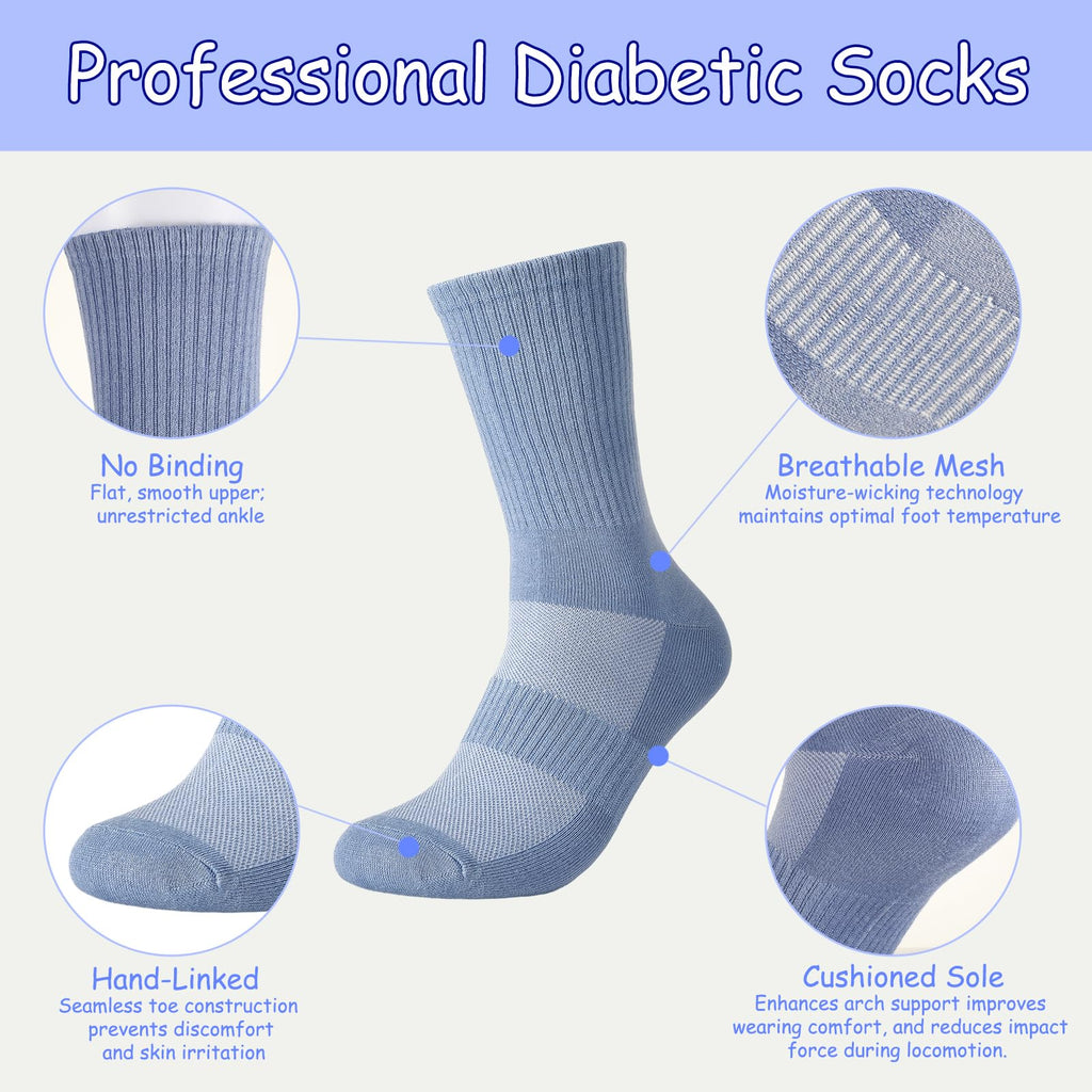 Bamboo Viscose Diabetic Socks for Women L1180
