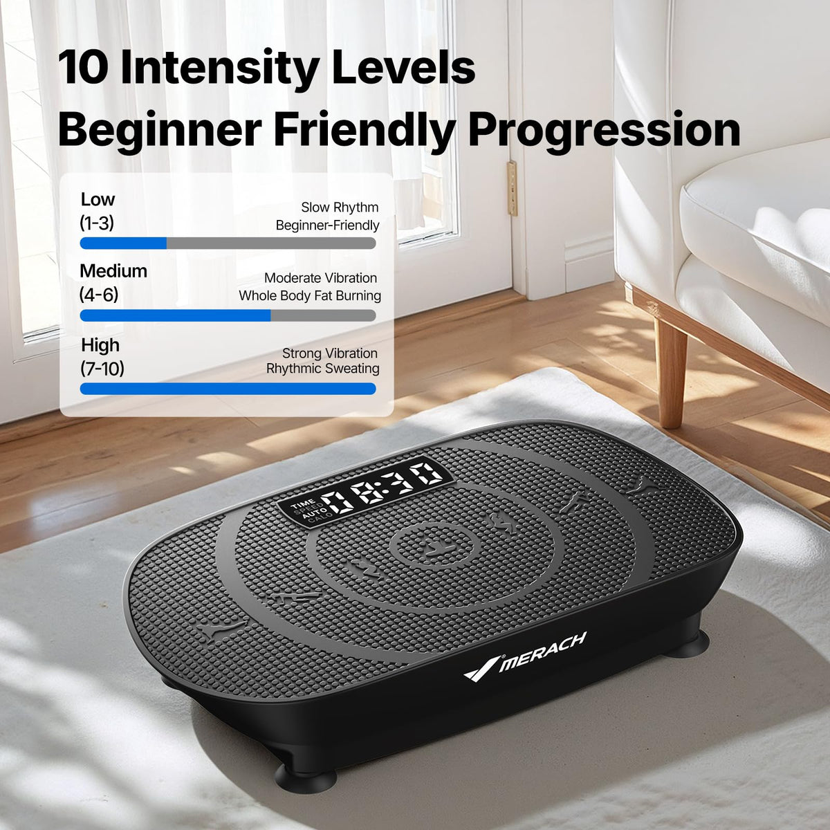 Curved Vibration Plate Exercise Machine D9576