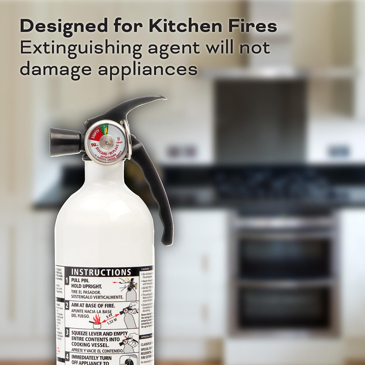 2 Pack Red Dry Chemical Fire Extinguisher with Mounting Bracket B696