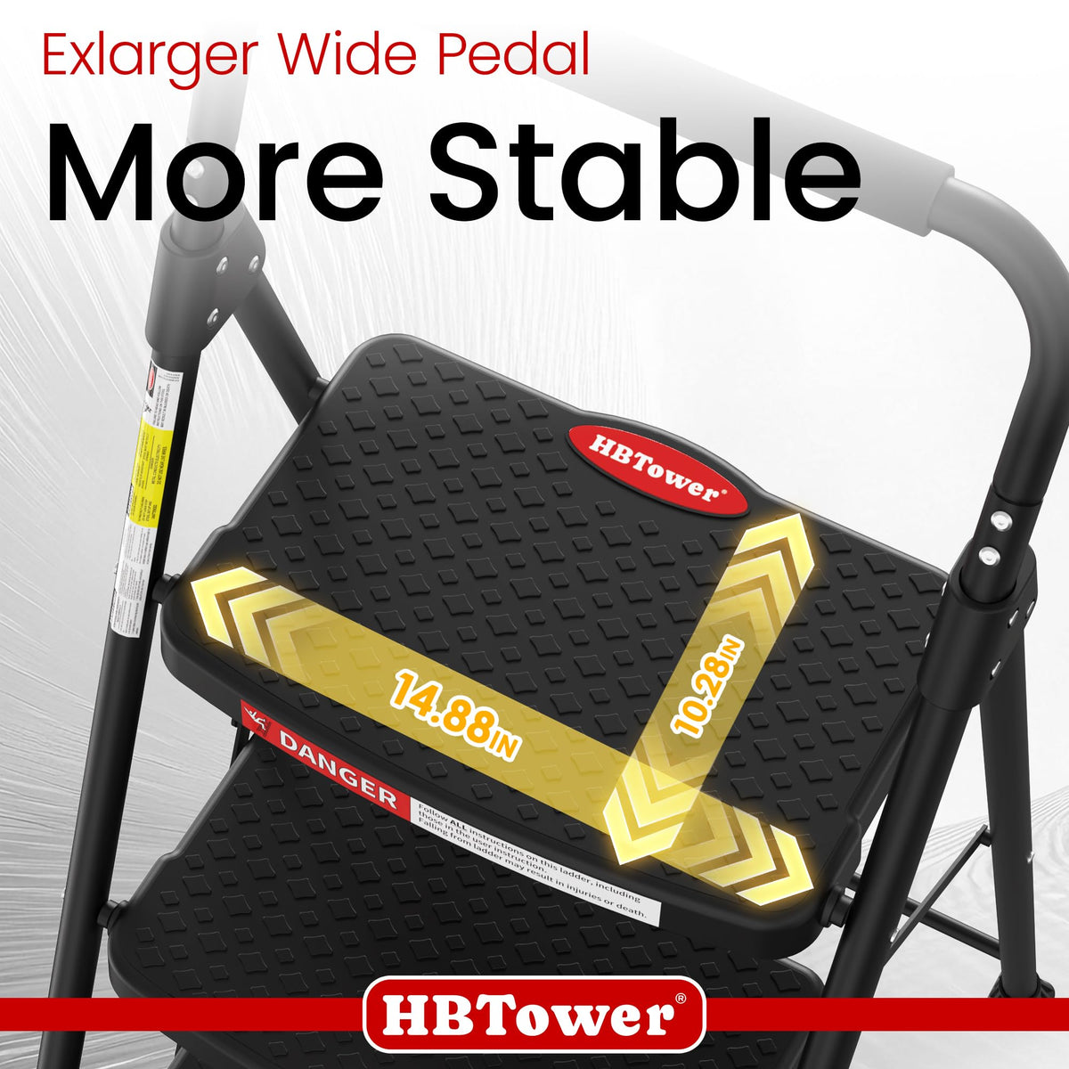 4 Step Ladder Foldable with Wide Anti-Slip Pedal W931