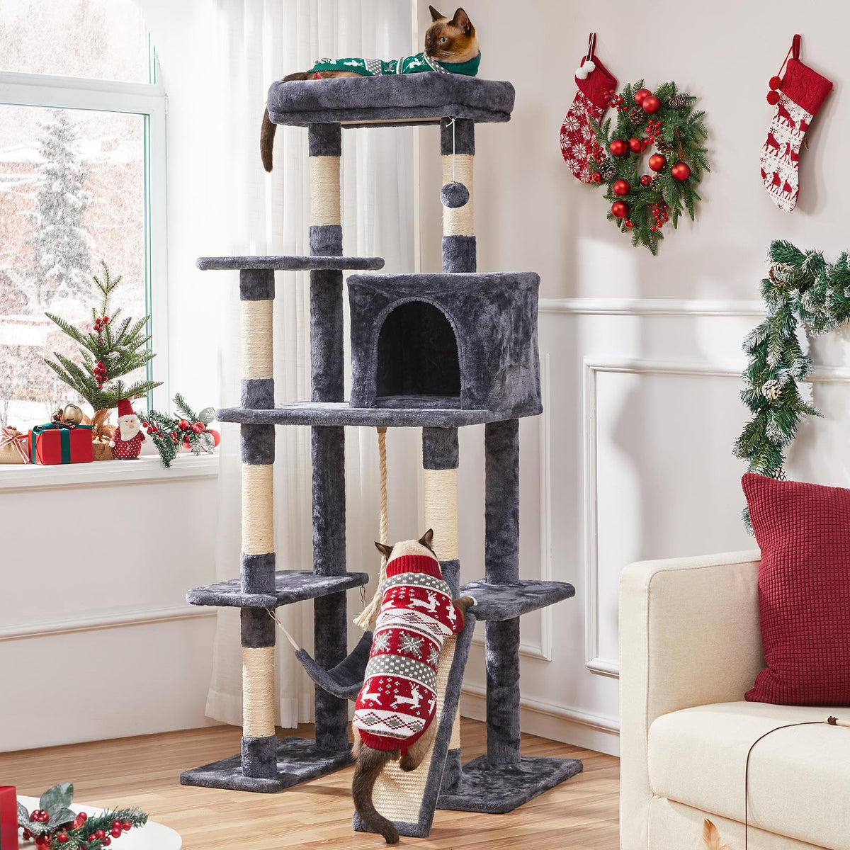 63in Large Cat Tree D29380