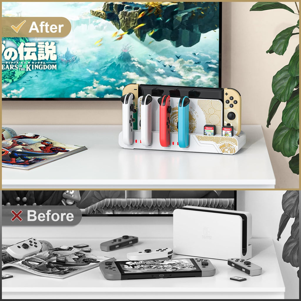 Switch Controller Charging Dock for 6 Joycons V70218