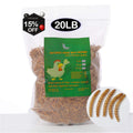 20 LBS Non-GMO Dried Mealworms B477016