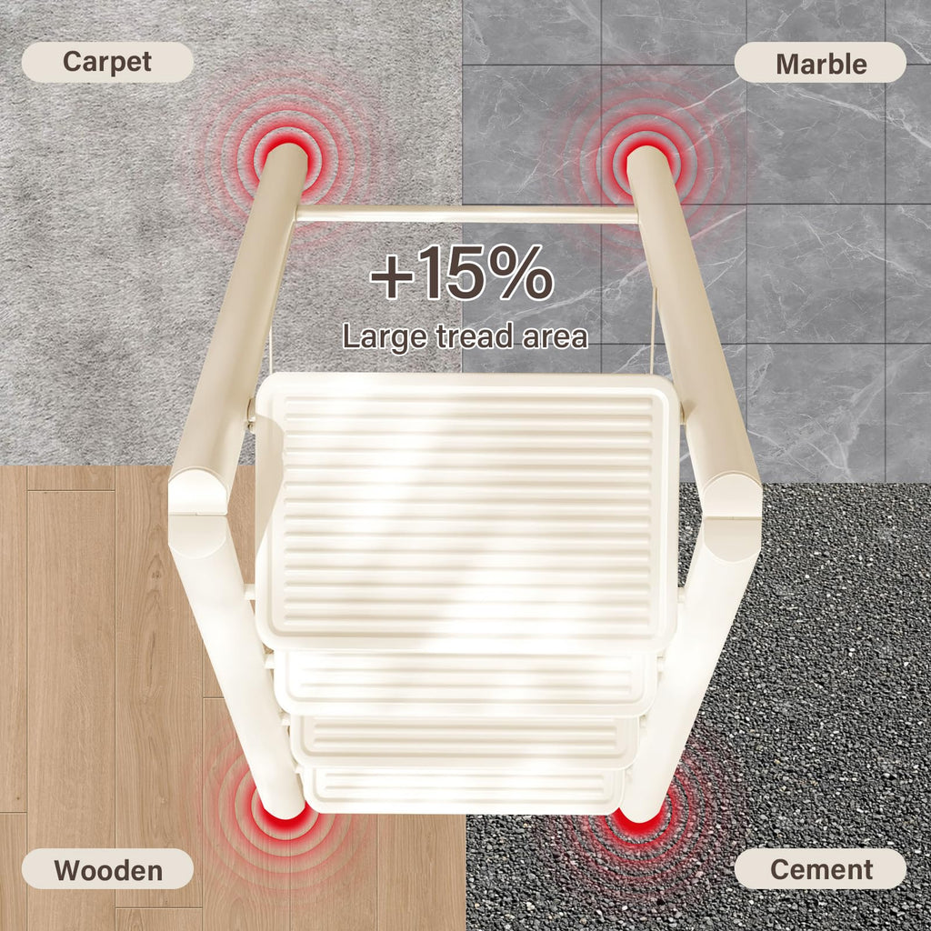 3 Step Carbon Steel Folding Stool T4544