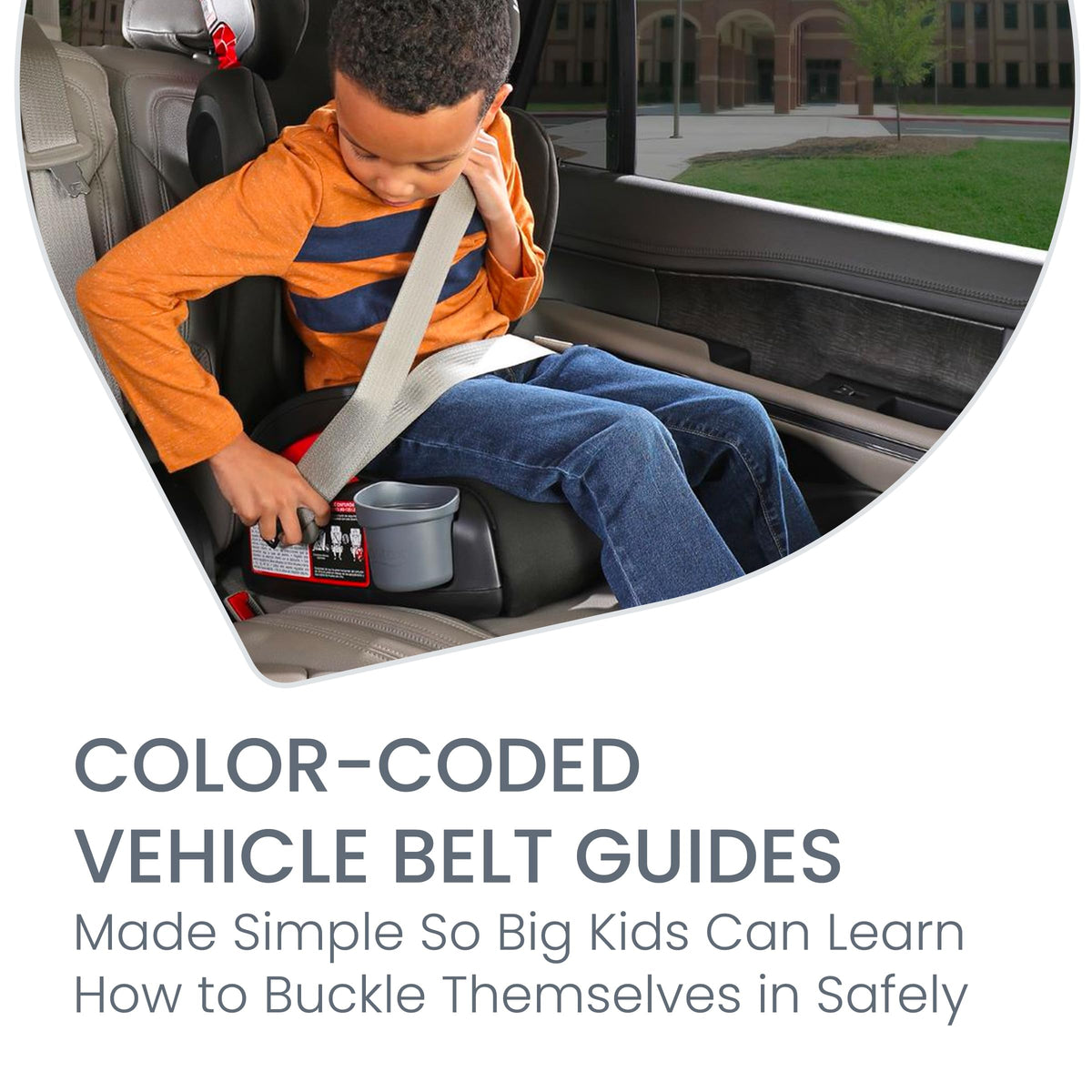 2-Stage Belt-Positioning Booster Car Seat H313
