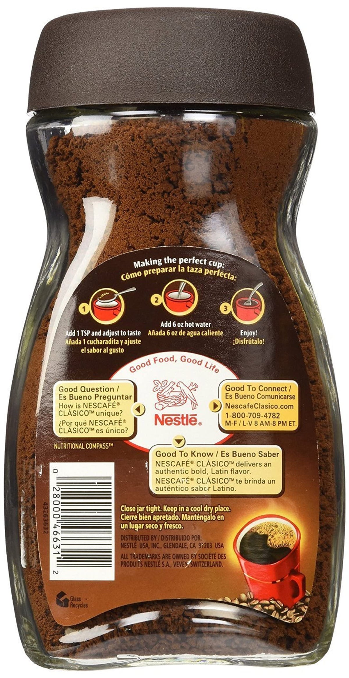 Instant Coffee 7-Ounce Jars Pack of 3 V940