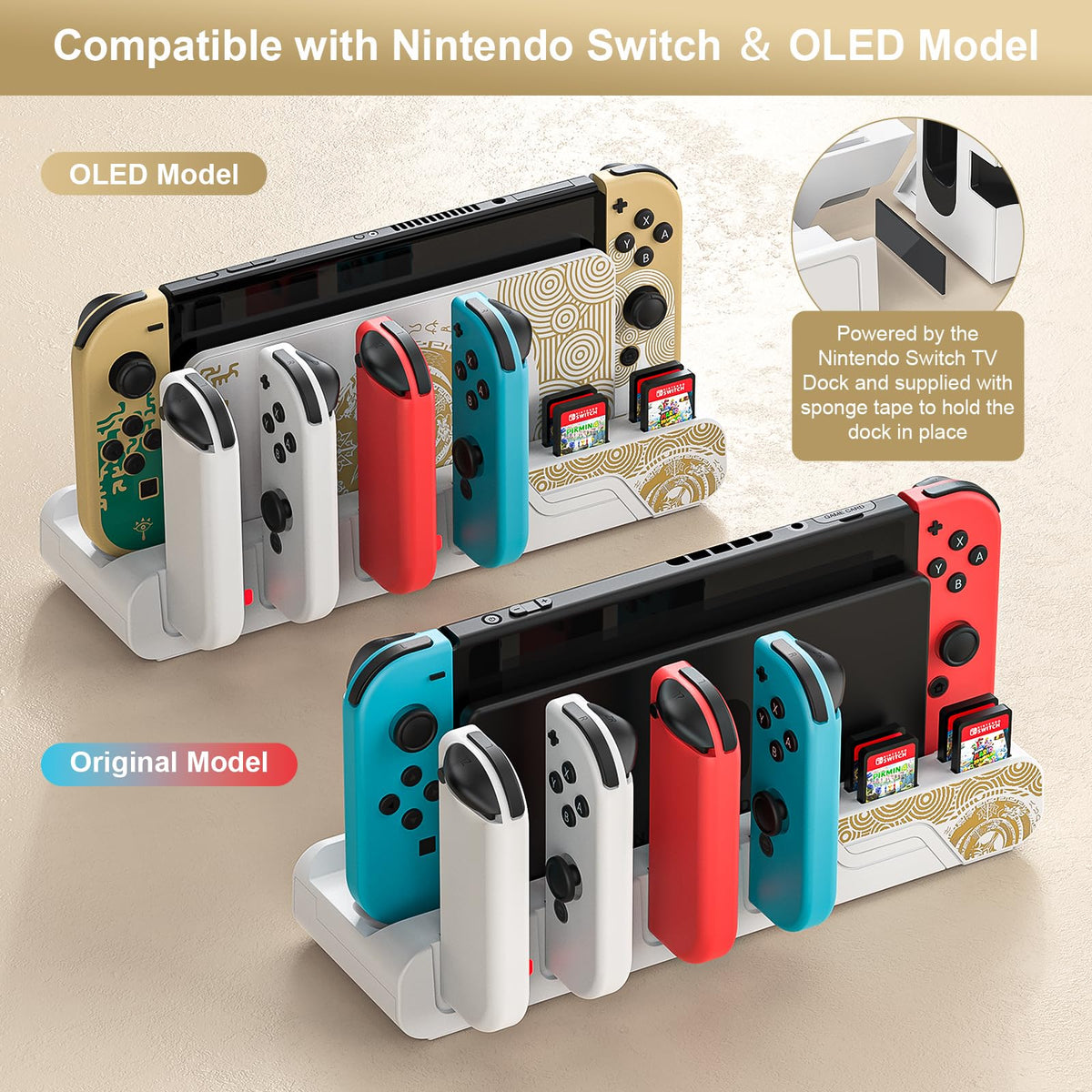 Switch Controller Charging Dock for 6 Joycons V70218