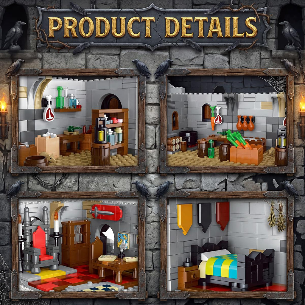 Medieval Castle Building 4961 Pcs R126