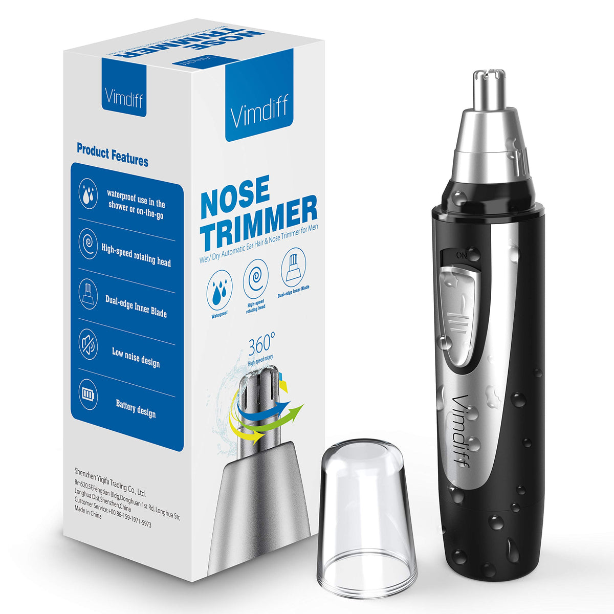 USB Rechargeable Waterproof Facial Hair Remover T279